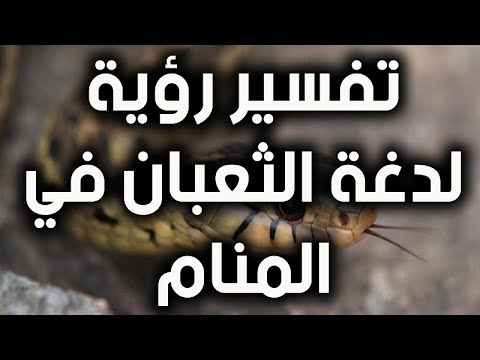 تفسير لدغة الثعبان , رؤية الحية في المنام