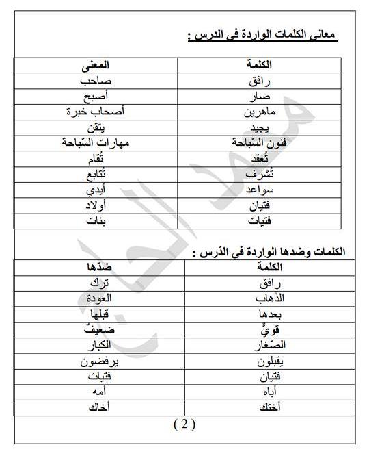 معنى الكلمات العربية - لغه عربيه و معانيها 1854 4