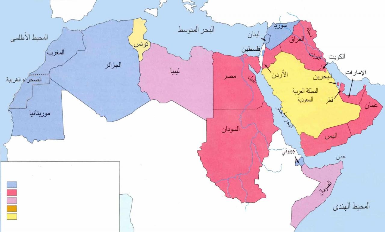 خريطة الخليج العربي