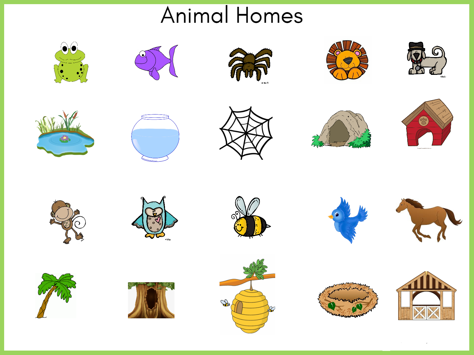 How many animals live. Домики животных картинки. Домики животных картинки для детей. Соедини животных с домом.
